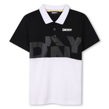 DKNY BOYS POLO SHIRT Black