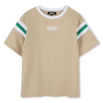 DKNY BOYS SHORT SLEEVES TEE-SHIRT Sand