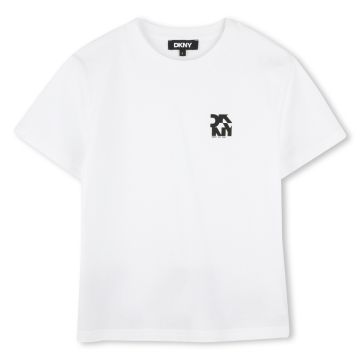 DKNY SHORT SLEEVES TEE-SHIRT LOGO BACK