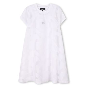 DKNY GIRLS 2PC DRESS White