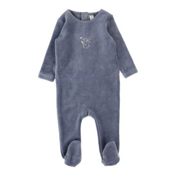 Lilette Velour Forest Graphic Footie