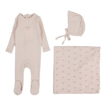 Lilette Pointelle Graphic Layette Set