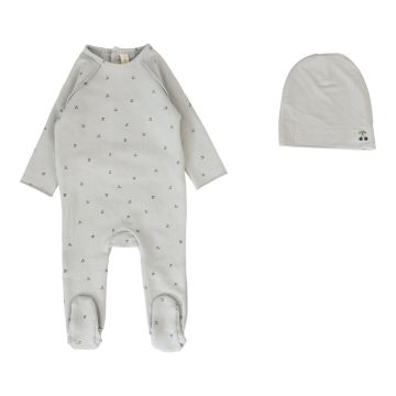 Lilette Cherry Print Footie Set