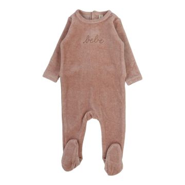 Lilette Velour Bebe Footie