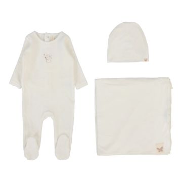 Lilette Velour Forest Graphic Layette Set