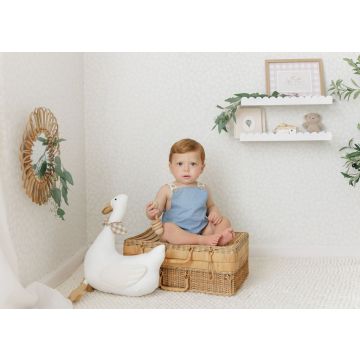 Mon Tresor Daisy Denim Boys Romper