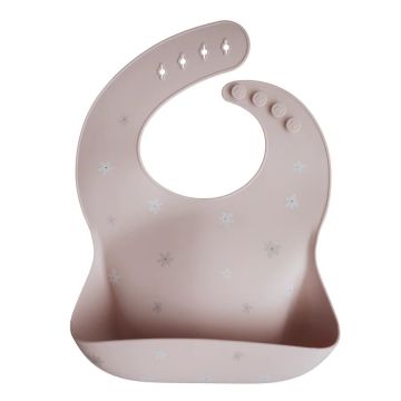 Mushie Silicone Baby bib-Daisy