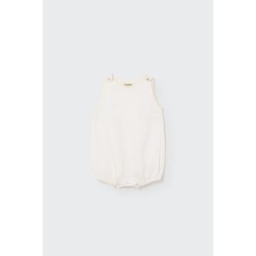 My Little Cozmo Linen baby romper ivory