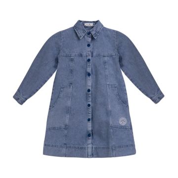 Nou Nelle Denim 3/4 Sleeves Shirt Dress