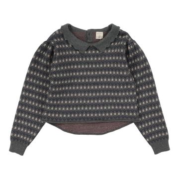 Analogie Floral Knit Sweater