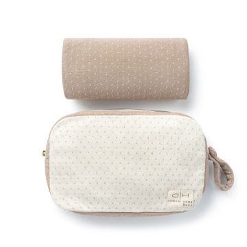 Domani Dotty Blanket and Pouch Set