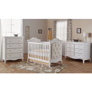 Pali Diamante Classico Crib Vintage White
