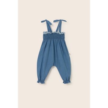 Cozmo Chambray Denim Baby Overalls