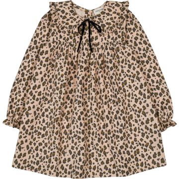 Louis Louise DRESS BENJAMINE Corduroy Leopard