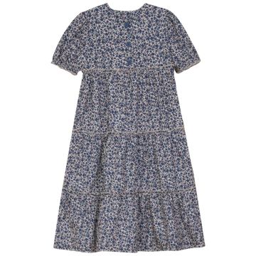 Lola Girls Blue Floral Dress