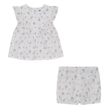 Space Grey Baby Set White/Blue
