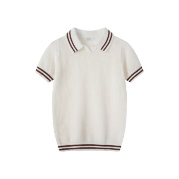 Coco Blanc Mesh Polo