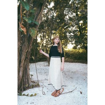 Coco Blanc Sweater With Collar