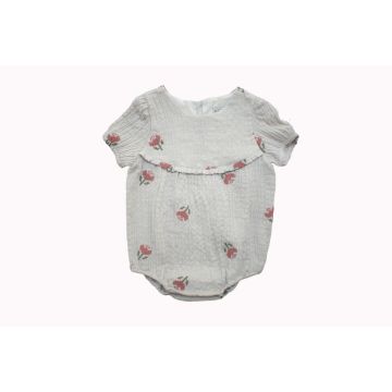 Kokori Noor Lavender Baby Romper Grey