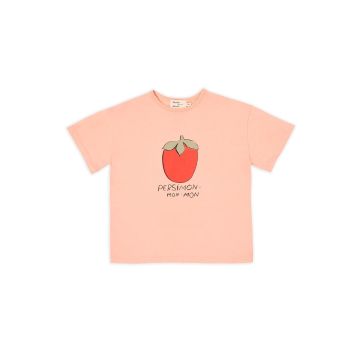 Wander & Wonder Persimmon T Shirt Sunset