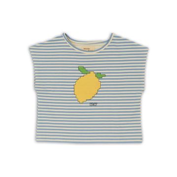 Wander & Wonder Square Crop Top Mist Stripe