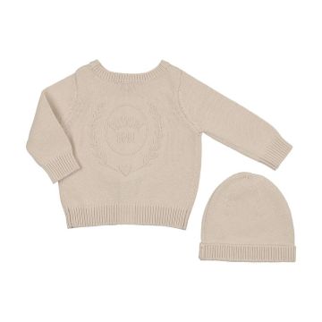 Peluche Embossed Knit Cardigan