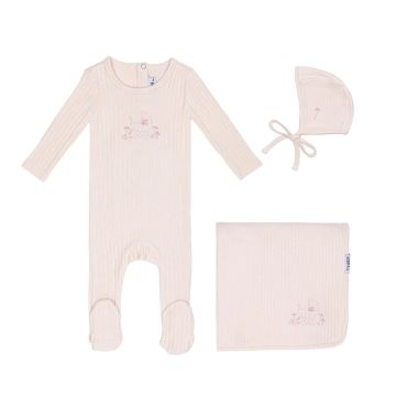 MIni Label Embroidered Carriage-Girls Set 
