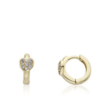LMTS Cz Heart Baby Earring