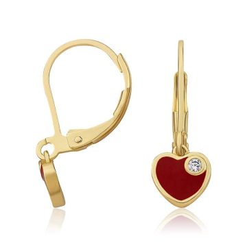 LMTS Heart Crystal Speck Earring