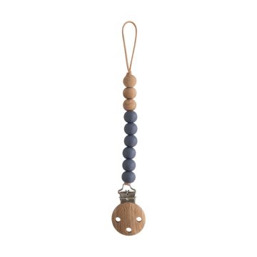Mushie Eva Silicone Pacifier Clip Eva Iron