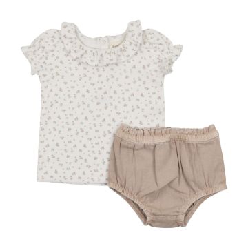 Farren+Me Denim Bloomer + T-shirt Set
