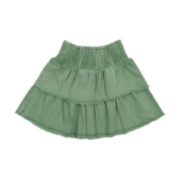 Farren+Me Denim Tiered Skirt