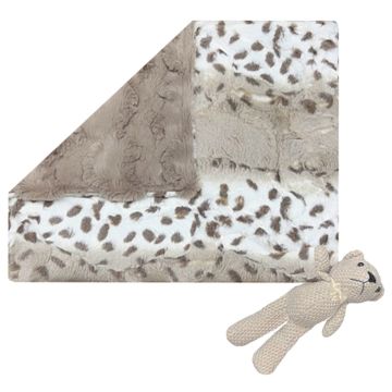 Delore Glacier Taupe & Arctic Lynx Taupe Lovey 