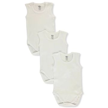 First Essentials 3 pack Sleeveless Body Suits