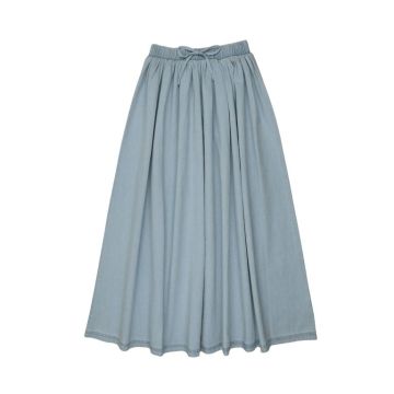 Lil Legs Denim Drawstring Maxi