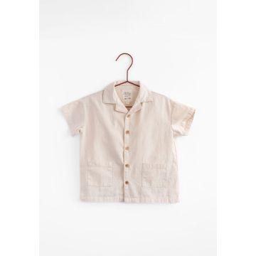 Please Mom Flecked Denim Shirt