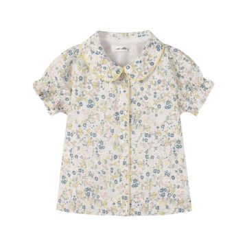 Nou Nelle Floral Yellow Bloomer/Shirt Set