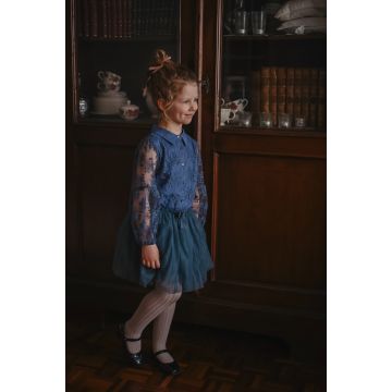 Lrdm Olivia lace skirt mirage blue