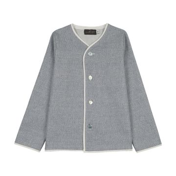 Sweet Threads FRANK BLAZER Textured Blue