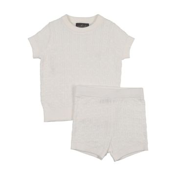 Sweet Threads OCEAN TODDLER SET CREAM