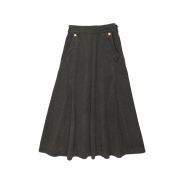 Froo INDIE SKIRT Grey Denim