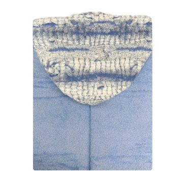 Delore Lt Blue/ Boa Jean Hooded Towel