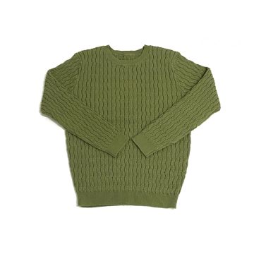 Klai Green Cable Sweater