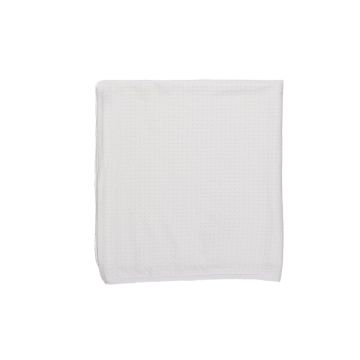 Kipp White Knit Blanket