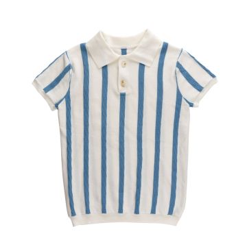 Kipp Blue Bruno Knit Top