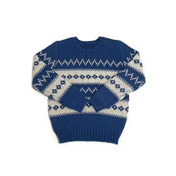 Kipp Blue Justin Knit Sweater