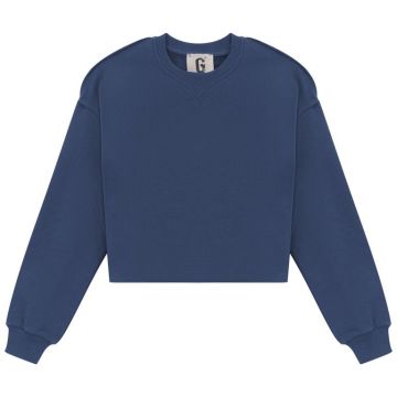 G° Degree Raw Edge Sweatshirt Blue
