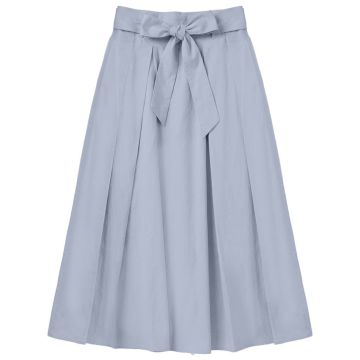 Gem FRONT BOW DETAIL TAFFETA SKIRT