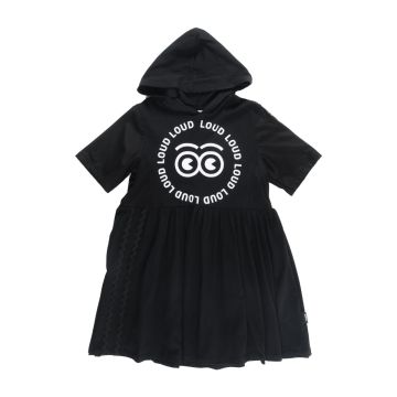 Loud Apparel Spiaggia Hood Dress Black