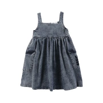 Loud Apparel Boat Summer Dress Mid Blue